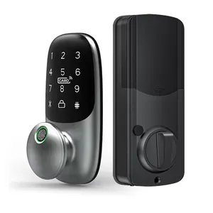 Electronic Smart TTLock Tuya Password Card Keyless Smart Bluetooth Zinc Alloy Door Lock