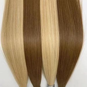 I Tips Premium Hair Extension Cuticule Aligné Kératine Tips U Nail Tips Prebonded Hair Keratin <span class=keywords><strong>Capsule</strong></span> Brown Blonde Color - Product Image 4