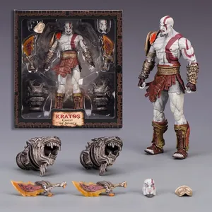Figura de Acción de PVC de 18 cm de la Serie God <span class=keywords><strong>of</strong></span> <span class=keywords><strong>War</strong></span> Ghost Sparta <span class=keywords><strong>Kratos</strong></span> de Neca, Artículo Coleccionable de Juego, Adorno de Escritorio, Modelo de Juguete, Regalo - Product Image 2