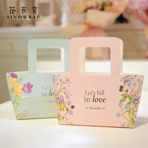 New Design Professional Paper Material Multi-Function Durable Eco-Friendly Flower Hand Bag