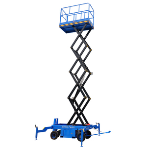 Fabricante Profesional de Plataformas Elevadoras de Tijera, Plataforma Elevadora de Tijera Manual de 6M-12M, Plataforma de Trabajo Aérea, Elevador de Tijera Eléctrico - Product Image 6
