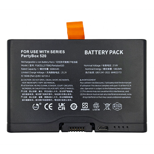 <span class=keywords><strong>JBL</strong></span> <span class=keywords><strong>partybox</strong></span> 520 <span class=keywords><strong>720</strong></span>ลำโพง Li แบตเตอรี่5000mAh 21.6V FG6CEL21700G แบตเตอรี่ลิเธียมใช้กับ <span class=keywords><strong>JBL</strong></span> <span class=keywords><strong>partybox</strong></span> 520ลำโพง - Product Image 1