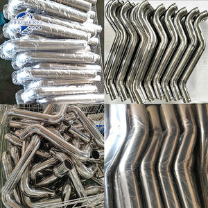 Строительная Автомобильная модификация сверхмощный грузовик 45 градусов, изготовленная на заказ выхлопная труба из нержавеющей стали - Product Image 1