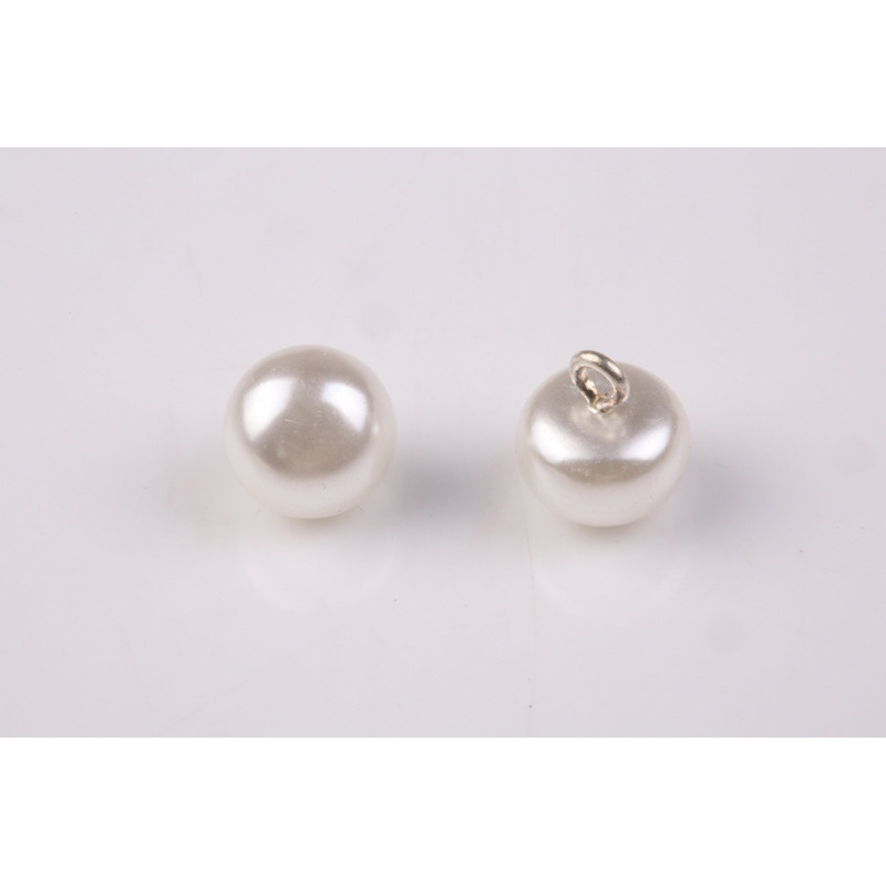 Mushroom-shaped hand-stitched copper feet pearl buttons
