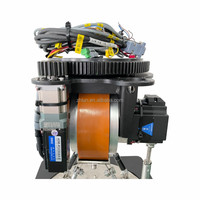 ZHLUN Charge nominale 1000kg Roue d'entraînement du moteur pour agv Handing Robot Swerve Wheel