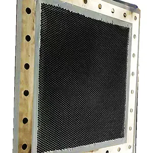 EMI RFI shield ventilation air filter for faraday cage