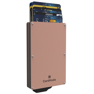 ที่ใส่บัตรเครดิตอะลูมิเนียม CardHoda รุ่นบาง 4 นิ้ว ป้องกัน RFID แบบมินิมอลพร้อมคลิปล็อค - Product Image 1