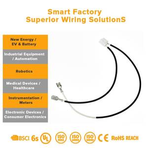 Высокотемпературный гибкий кабель (жгут проводов) из силикона/ПБТ для бытовой техники, электрочайников, обогревателей, компьютеров, мотоциклов - Product Image 3