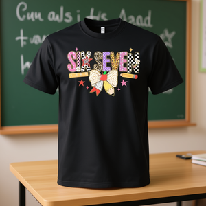 Camiseta Six Seven Teacher unisex con cuello redondo y manga corta, ropa promocional con impresión digital - Product Image 2