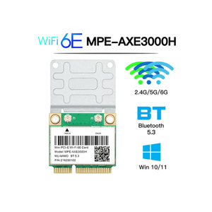 6E AX210HMW Mini PCI-E การ์ด <span class=keywords><strong>Wifi</strong></span> ฟันสีฟ้า 5.3 สําหรับ <span class=keywords><strong>Intel</strong></span> <span class=keywords><strong>AX210</strong></span> การ์ดเครือข่าย <span class=keywords><strong>Wifi</strong></span> <span class=keywords><strong>6</strong></span> AX200 802.11AX อะแดปเตอร์ไร้สาย AXE3000H - Product Image 3