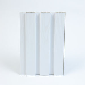 Panneau mural WPC Offre Spéciale Panneau de charbon de bois Persiennes Décoration intérieure Revêtement mural WPC avec expédition rapide - Product Image 3