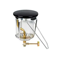 Portable easy assembly home cooking or camping butane gas lamp