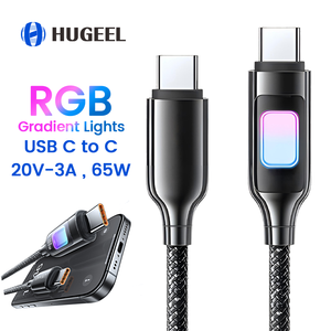 <span class=keywords><strong>Prix</strong></span> usine 65W USB C câble PD 3A câble de charge rapide pour <span class=keywords><strong>Oculus</strong></span> 5A charge rapide en alliage de Zinc tresse Type C câble de moniteur vidéo - Product Image 4