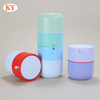 Nouveau commutateur rotatif PP presse sous vide crème bouteille cosmétiques bouteille 50g bébé enfant soins de la peau crème pour le visage bouteilles séparées
