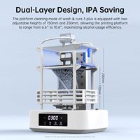 Anycubic Wash & Cure 3.0 Plus upgrade mesin cuci & Curing untuk Resin 3D cetak
