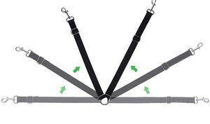 Travelling With Two <strong>Dog</strong> Adjustable Two Hook <strong>Double</strong> Leash One Handle Nylon Heavy Tactical <strong>Dog</strong> <strong>Leads</strong> - Product Image 6