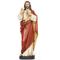 BSCI Usine Résine Statue de Saint Pierre l'Apôtre Avec Clés Cadeaux Religieux Décor À La Maison