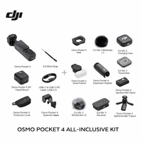 DJI Osmo Pocket 4 Creator Combo Caméra stabilisée 4K WiFi avec objectif grand angle 93° et trépied pour Vlog