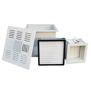 Industrial Hotel Factory Hospital Cleanroom Dop Hepa Box Filter Hepa Air Supply Unit Box For Hepa Air Filters