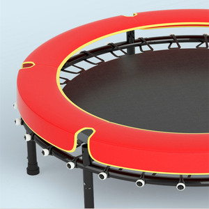 Fabrikpreis Umweltfreundliches Kinder-Trampolin mit Vollständigem Sicherheitsnetz Einfache Montage Hüpfburg für Kindergärten - Product Image 4