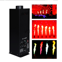 Machine à Effet de Scène pour Événements, Pulvérisateur Électrique Coloré à Quatre Coins, Machine à Feu Réel DMX, Contrôle DJ, Machine à Jet de Flamme 200W pour Scène