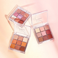 Dijual Langsung dari Pabrik Set Label Pribadi Mewah Palet Eyeshadow Glitter Formula Tahan Air