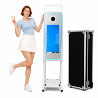 Nouvel Arrivage – Miroir Photo Pliable Portable 40 Pouces avec Flight Case pour Appareil Photo Reflex Numérique, Imprimante, Événements, Selfie et Fonction Tactile Intelligente