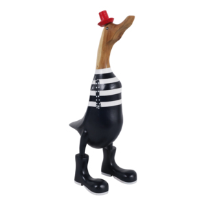 Statuetta di Anatra Fantasiosa, Scultura Decorativa per Casa, Bagno, Ufficio, Soggiorno, Tema Divertente Giorno di Pioggia - Product Image 2