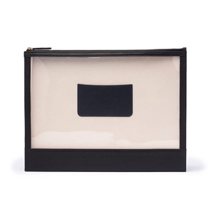 Carpeta de archivos personalizada, portadocumentos de cuero, organizador de archivos, sobre de archivo, funda para tableta con cremallera - Product Image 1