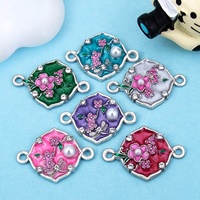 Gelang Gaya Kerudung Bunga Berhiaskan Mutiara dan Rhinestone DIY untuk Wanita; Model Alloy DWY-456cross-border