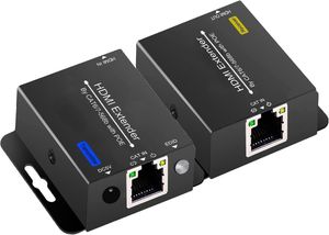 SYONG Extender HDMI su CAT5e/6 RJ45 <span class=keywords><strong>Ethernet</strong></span> da 60m, Supporto POC 1080P 3D EDID HDCP1.4 per PC TV Laptop Monitor - Product Image 2