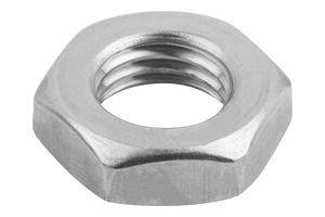 Tuerca Hexagonal Baja K0700 DIN439 ISO4035 M24 Rosca Derecha SW36 A2 Acero Inoxidable Brillante para Montaje de Maquinaria - Product Image 5