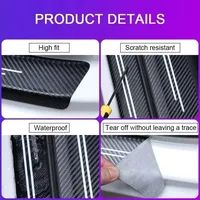 Protection de seuil de porte de voiture en cuir lumineux personnalisé, étanche, écologique, anti-rayures, anti-trocades, pédale de bienvenue automatique