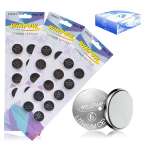 Bouton 2025 piles 20 pièces 12 pièces Batteries pour clés de voiture emballage résistant aux enfants Batterie au Lithium impression <span class=keywords><strong>Cr2025</strong></span> - Product Image 1