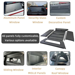 Capot rigide en aluminium HF Camper Shell 4x4 pour <span class=keywords><strong>Ford</strong></span> <span class=keywords><strong>Ranger</strong></span> <span class=keywords><strong>2018</strong></span>, capot de camionnette, toit rigide pour <span class=keywords><strong>Ford</strong></span> <span class=keywords><strong>Ranger</strong></span> - Product Image 6