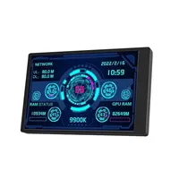 3.5 pouces IPS type-c écran secondaire Mini ordinateur USB affichage CPU GPU RAM HDD moniteur avec support boîtier en métal pas d'utilisation AIDA64