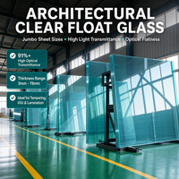 Verre flotté transparent solide et creux de qualité industrielle, 1 mm à 19 mm, tempérable, certifié CE, fabricant chinois, verre flotté transparent pour salle de bain