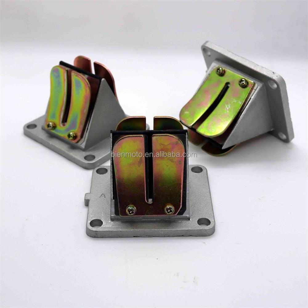 Rx100 тростниковый клапан БЛОК запасных частей 2 такта впуска карбюратор алюминиевые Запасные части мотоцикла тростниковый клапан для yamaha