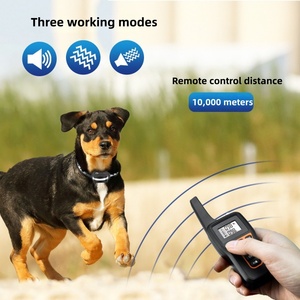 <span class=keywords><strong>Collier</strong></span> de dressage électrique pour <span class=keywords><strong>chien</strong></span> avec télécommande LCD, vibrations et sons – Fournitures de course et d'entraînement pour animaux de compagnie - Product Image 3