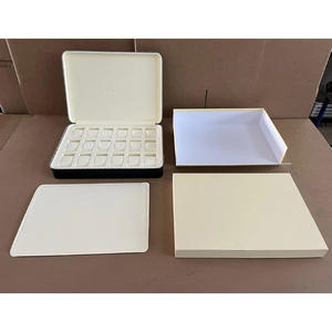 Portable Square Leather Custom Briefcase for Watches Holds 18 Watches High Quality <b>Tool</b> Watch <b>Storage</b> <b>Box</b> - Product Image 1