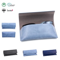 Étui à lunettes Bestclean en cuir PU souple, étui à lunettes de soleil, étui cadeau design, emballage cadeau avec logo personnalisé pour lunettes