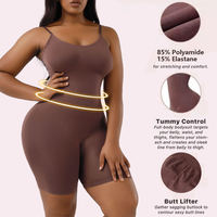 MAQVOB Combinaison moulante de haute qualité personnalisée OEM amincissante sans couture pour le contrôle du ventre Combinaison moulante pour femmes de grande taille
