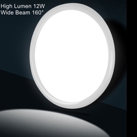 Lumières LED intérieures 12V à montage en surface avec variateur tactile, éclairage LED encastré 12V pour caravane, lumières 12V pour camping-car