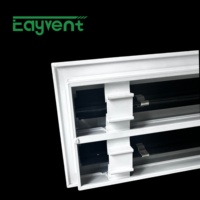 Grille de ventilation linéaire en aluminium anti-oxydation, type dissimulé, pour la ventilation centralisée des chambres d'hôtel, des halls d'accueil et des applications d'ingénierie.