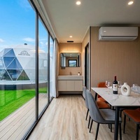 Maisonnette modulaire préfabriquée en forme de cabane Apple pour l'extérieur, maison mobile compacte, maison conteneur pour la vie en plein air, directement de l'usine