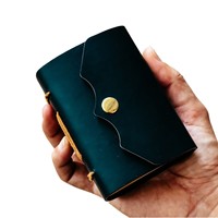 Carnet fait main transfrontalier le plus vendu – Couverture en similicuir minimaliste personnalisée, style livre, journal de voyage vintage, cadeau