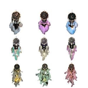 Juego de <span class=keywords><strong>atrapasueños</strong></span> hecho a mano DIY, juego de carillón de viento, juguetes creativos de pasta para construcción de equipos interactivos, interacción creativa corporativa - Product Image 1