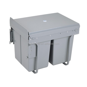 Bote de <span class=keywords><strong>Basura</strong></span> Extraíble para Debajo del Gabinete Home Zone Living con Compartimento Combinado para <span class=keywords><strong>Reciclaje</strong></span> - Product Image 6