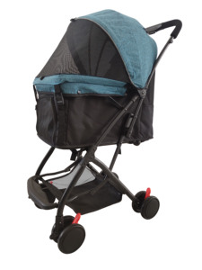 Carrito de Acero Plegable de Lujo para Mascotas, con 4 Ruedas, para Perros y Gatos, Cómodo para Paseos al Aire Libre y Uso Diario, Compatible con el Automóvil - Product Image 2