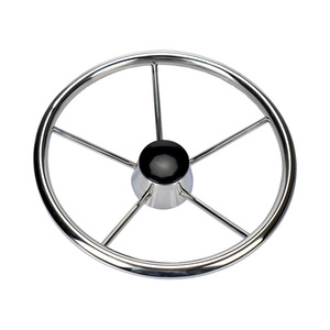 Stainless Steel Boat Steering Wheel 14 Inch Marine Control For <b>Yachts</b> And Boats - Product Image 1